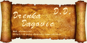 Drenka Dagović vizit kartica